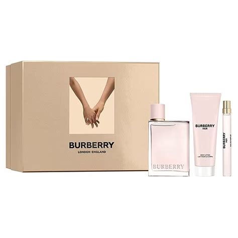 burberry 3-pc. her collection gift set|Burberry aftershave gift set.